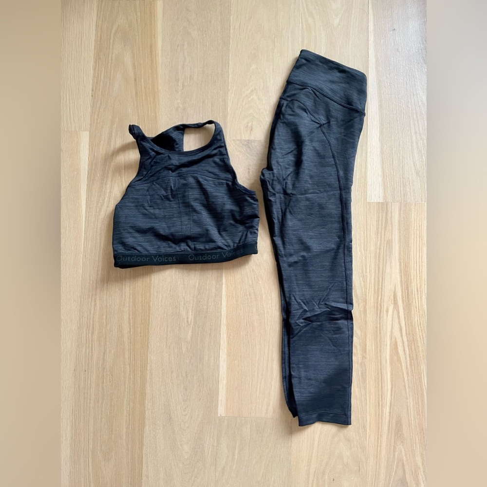 Outdoor Voices Black Set